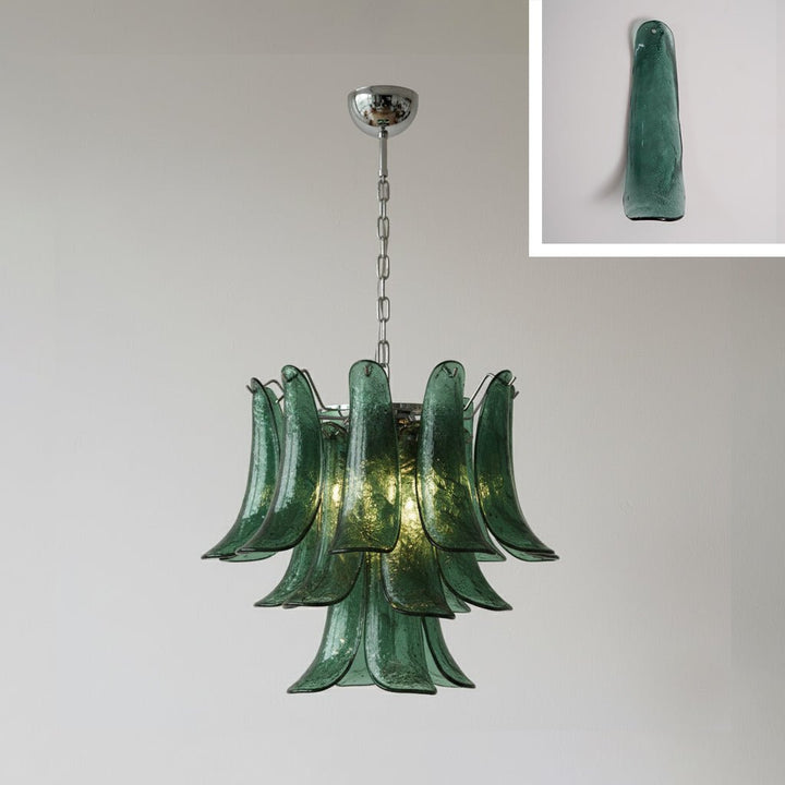 Murano Glass Petals Chandelier - Vakkerlight