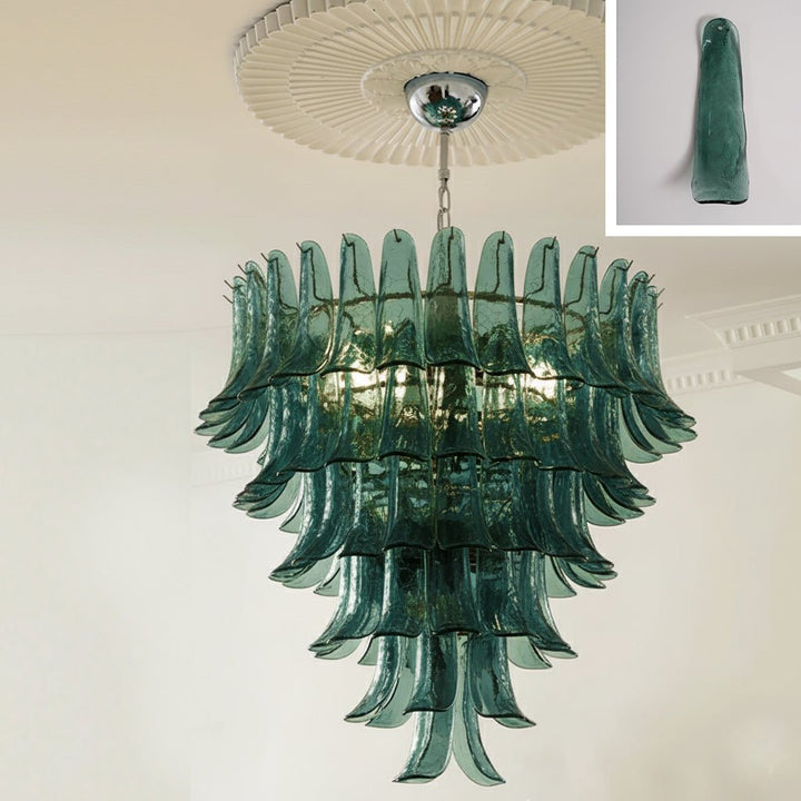 Murano Glass Petals Chandelier - Vakkerlight