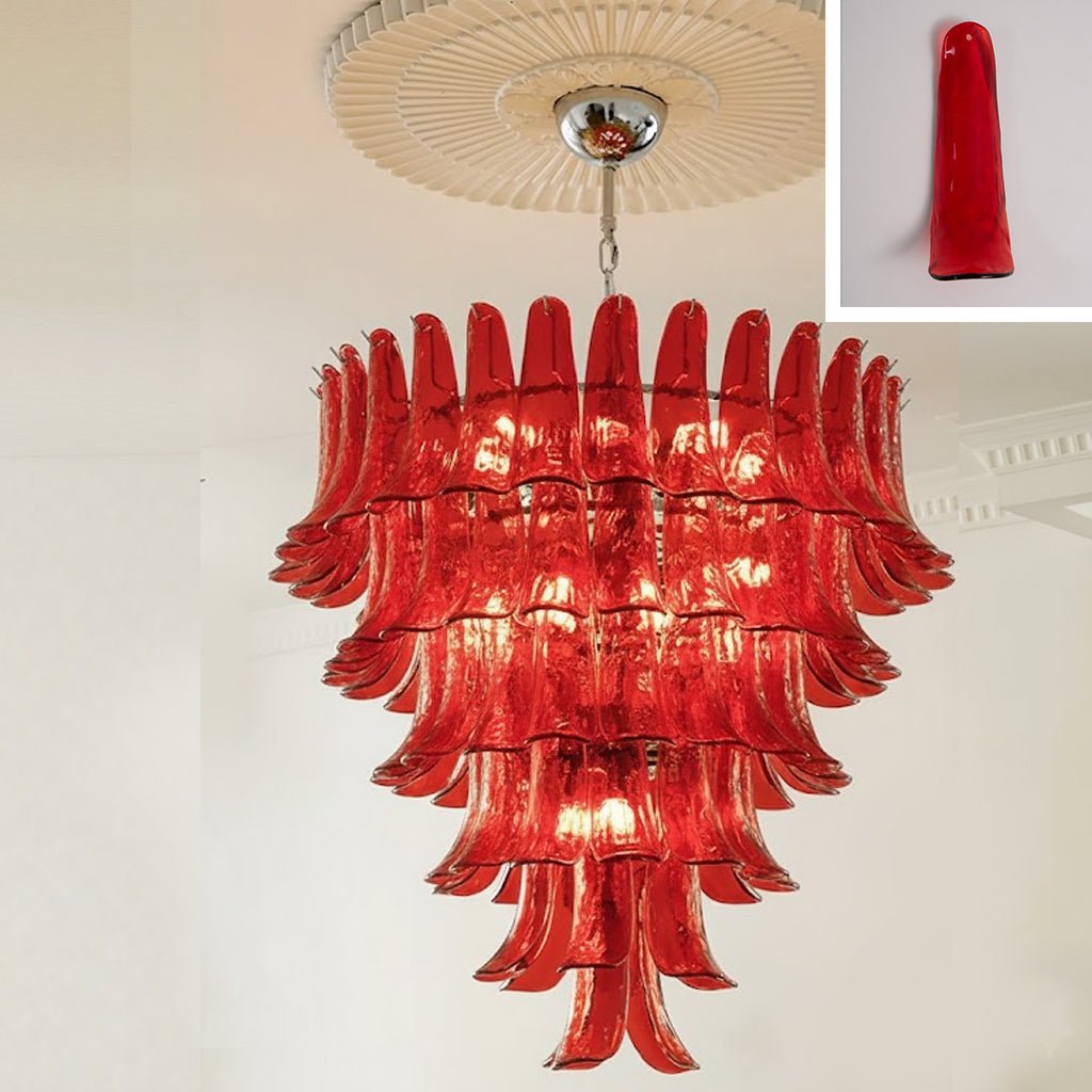 Murano Glass Petals Chandelier - Vakkerlight