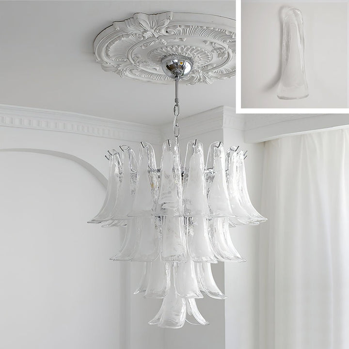 Murano Glass Petals Chandelier - Vakkerlight