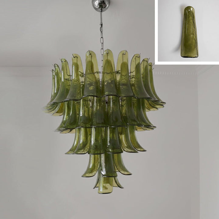 Murano Glass Petals Chandelier - Vakkerlight