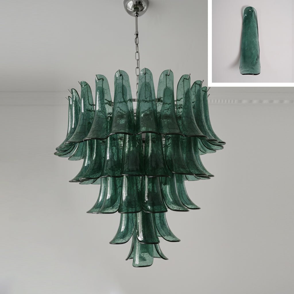 Murano Glass Petals Chandelier - Vakkerlight