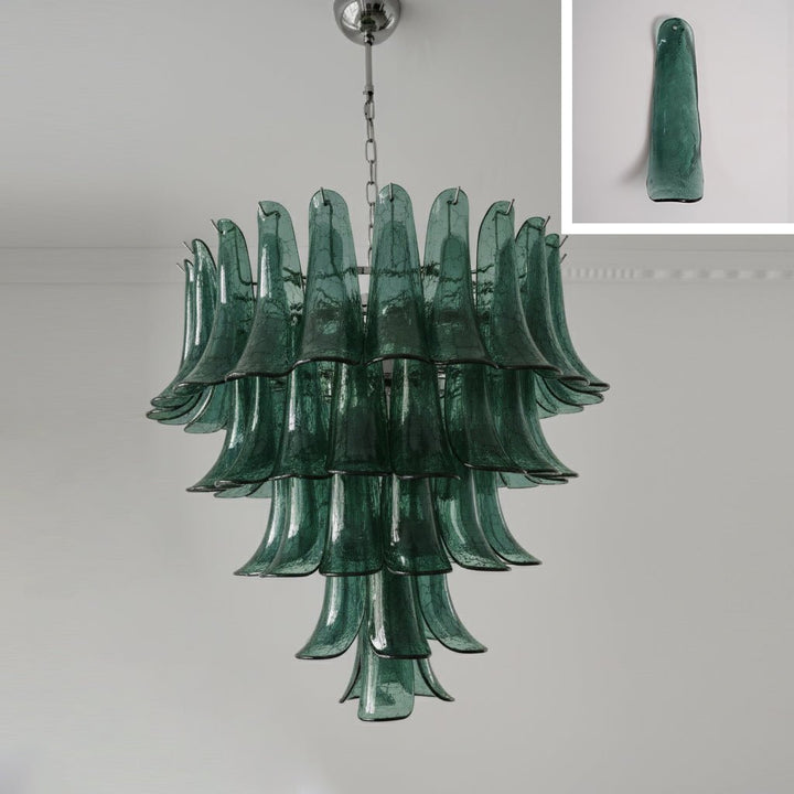 Murano Glass Petals Chandelier - Vakkerlight