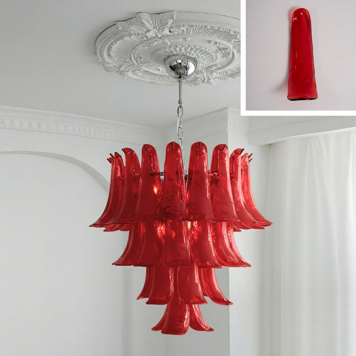 Murano Glass Petals Chandelier - Vakkerlight