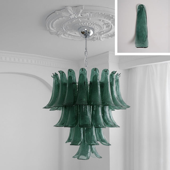 Murano Glass Petals Chandelier - Vakkerlight