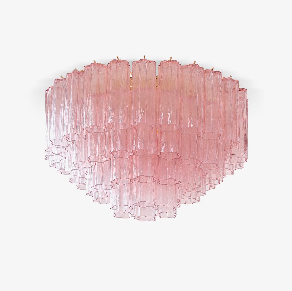 Murano Pink Glass Ceiling Light - Vakkerlight