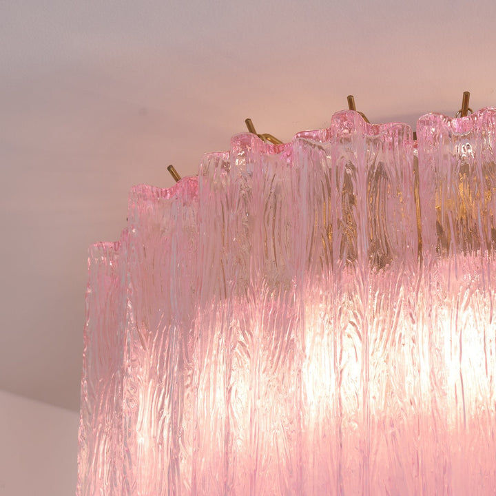 Murano Pink Glass Ceiling Light - Vakkerlight