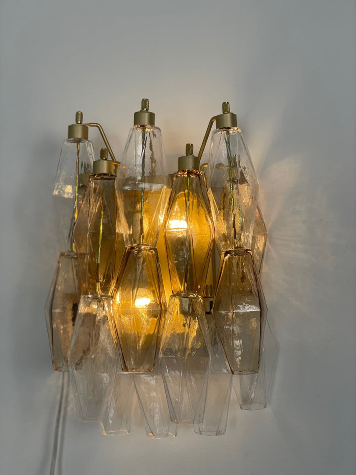 Murano Rhombus Glass Wall Lamp - Vakkerlight