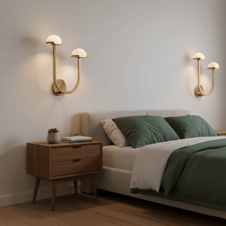 Mushroom Alabaster Wall Lamp - Vakkerlight
