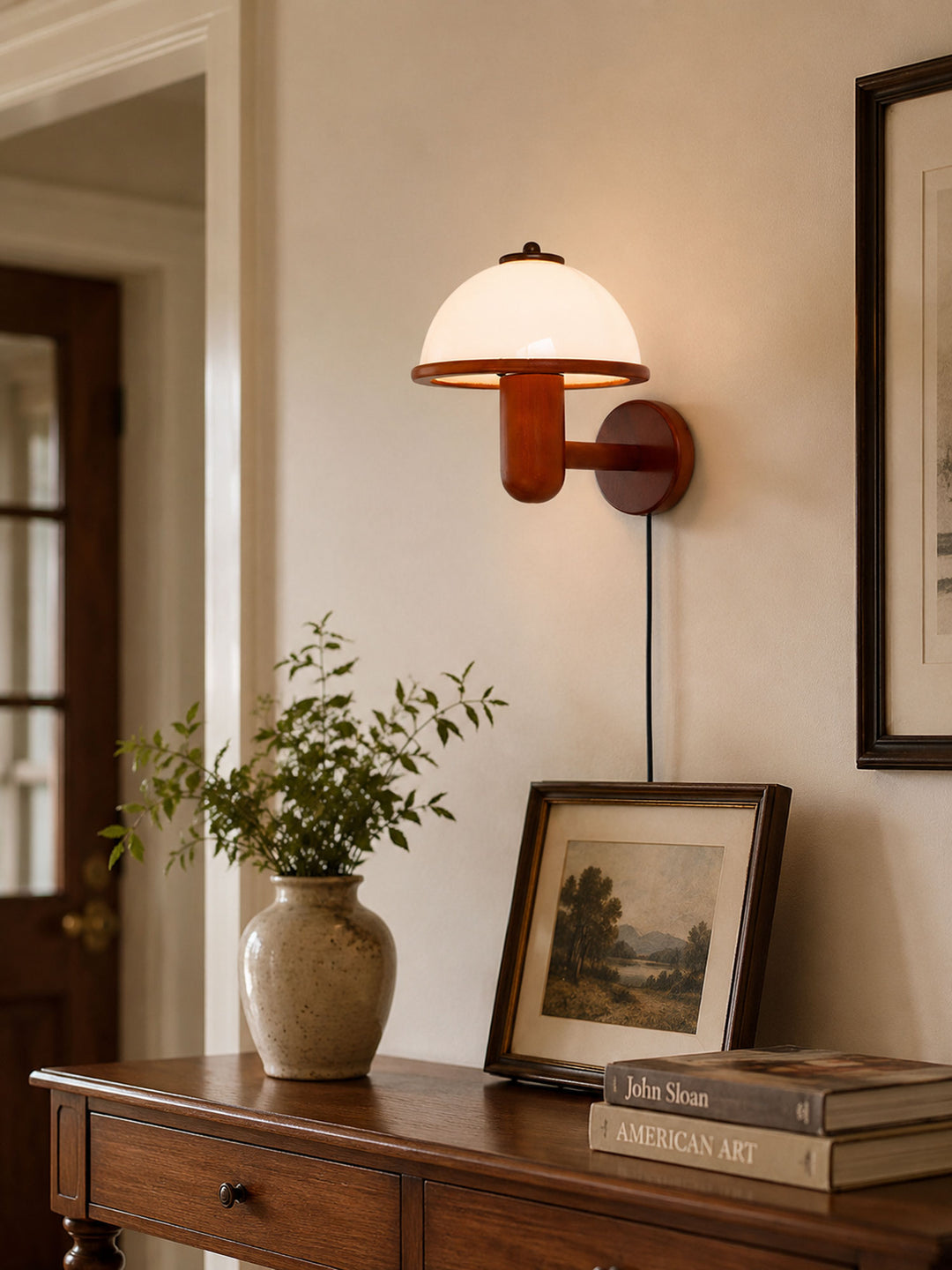 Mushroom Wood Wall Lamp - Vakkerlight