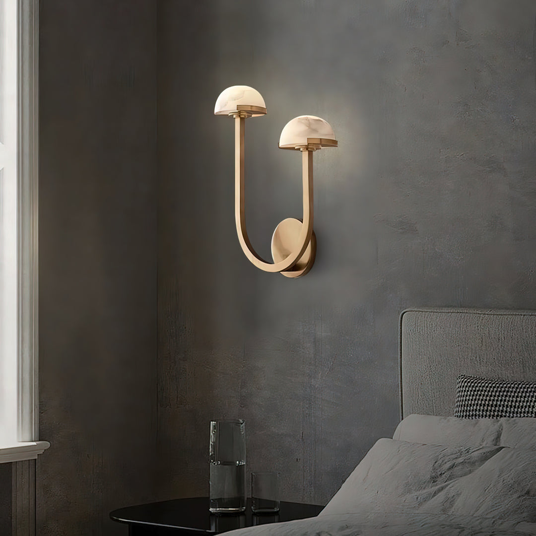 Mushroom Alabaster Wall Lamp - Vakkerlight