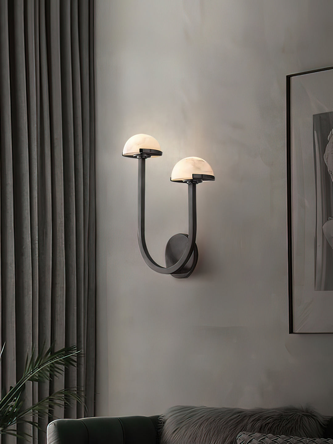 Mushroom Alabaster Wall Lamp - Vakkerlight