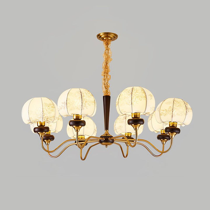 Mushroom Fabric Chandelier - Vakkerlight