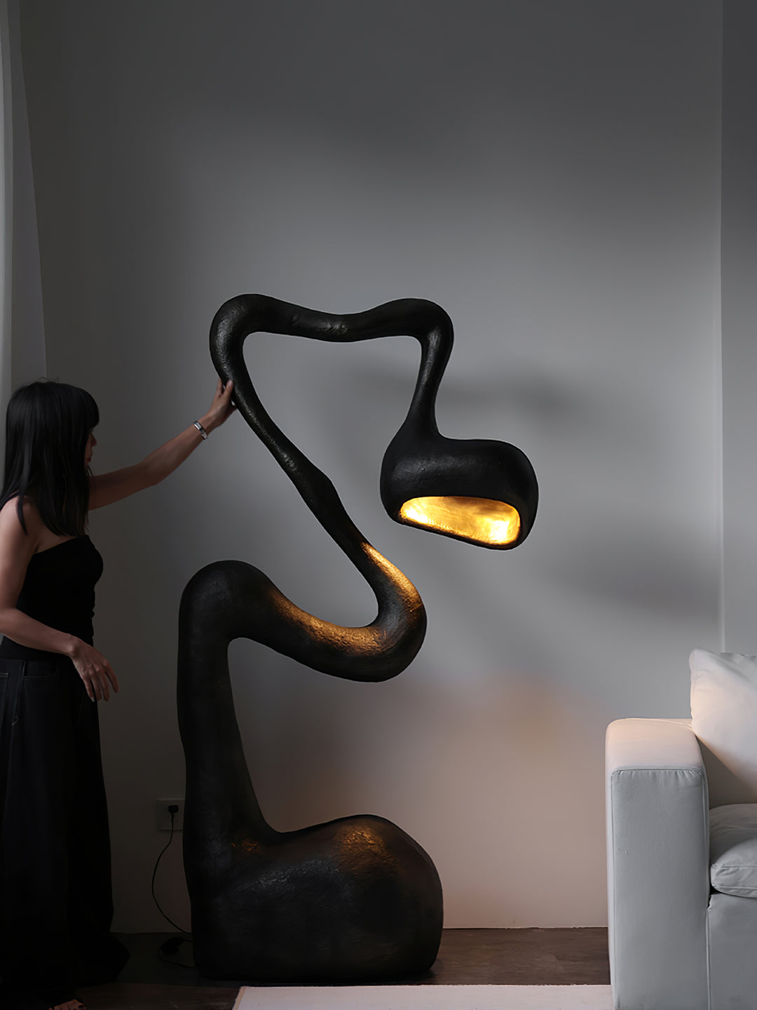 Myrrh Sculpture Floor Lamp - Vakkerlight