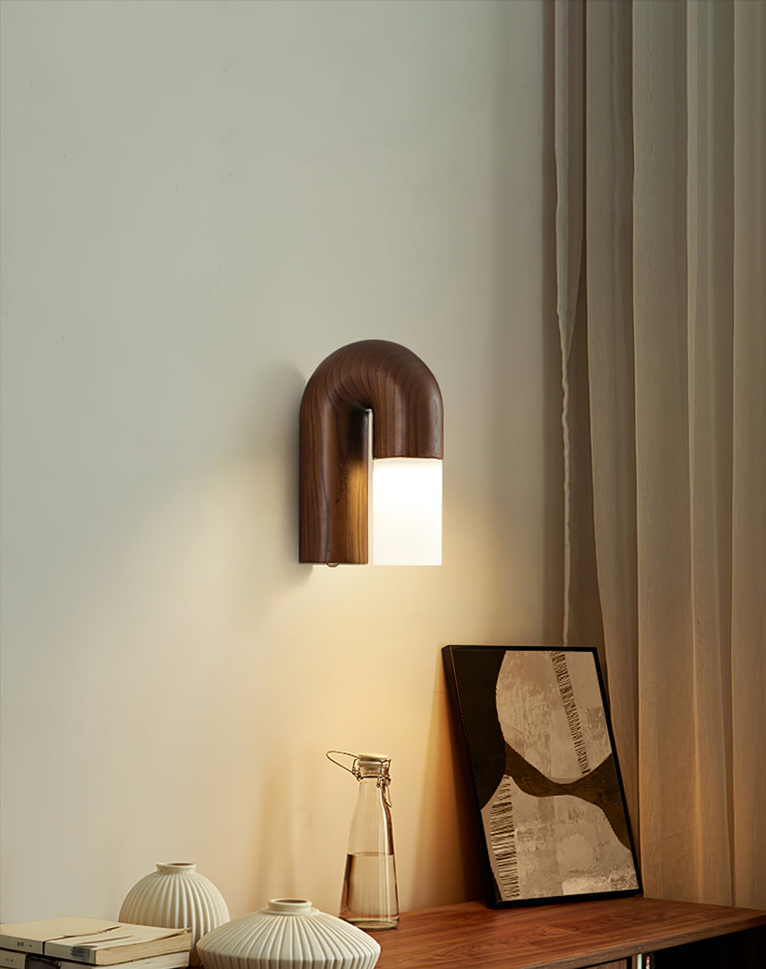 Arcus Wood Wall Lamp - Vakkerlight