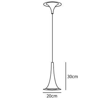 Nafir Pendant Light — Dimension drawings 1