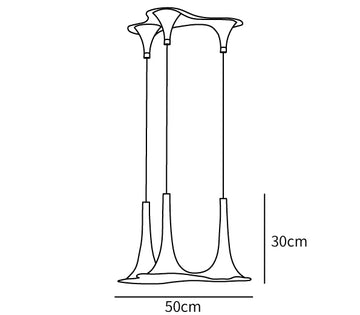 Nafir Pendant Light — Dimension drawings 2