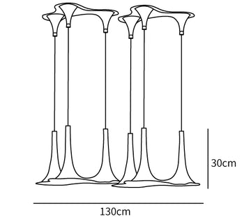 Nafir Pendant Light — Dimension drawings 3