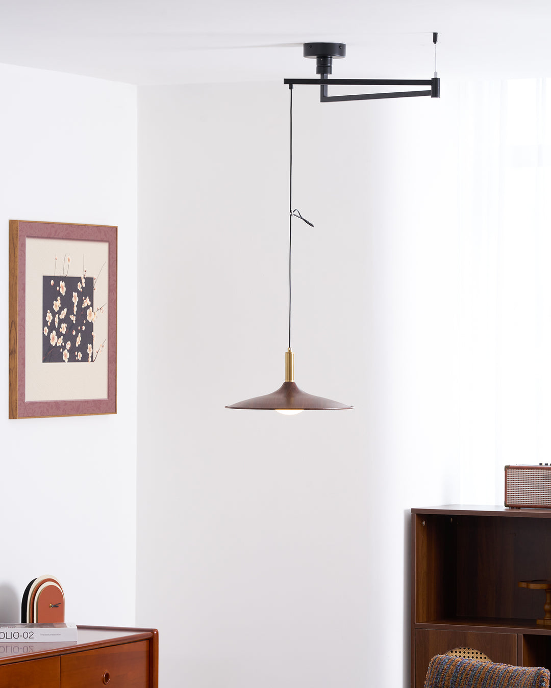 Crane Swing Arm Pendant Lamp - Vakkerlight