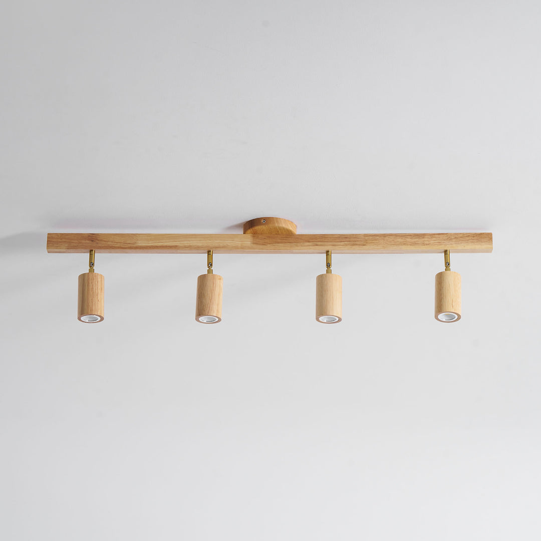Natural Wood Beam Spotlight Light - Vakkerlight