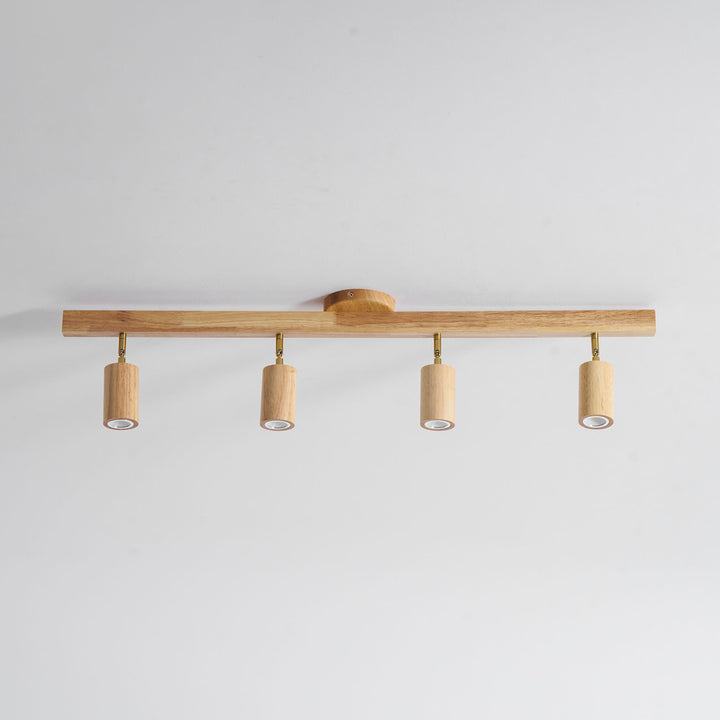 Natural Wood Beam Spotlight Light - Vakkerlight