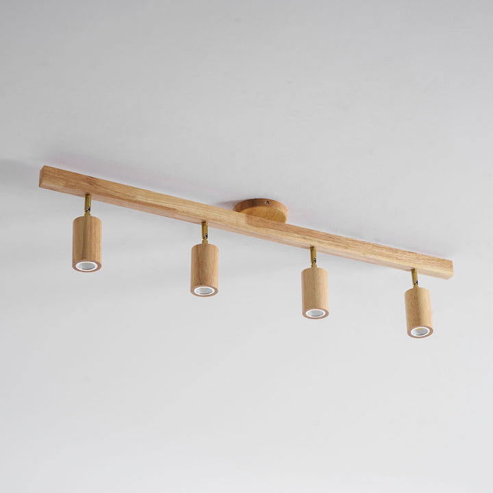 Natural Wood Beam Spotlight Light - Vakkerlight