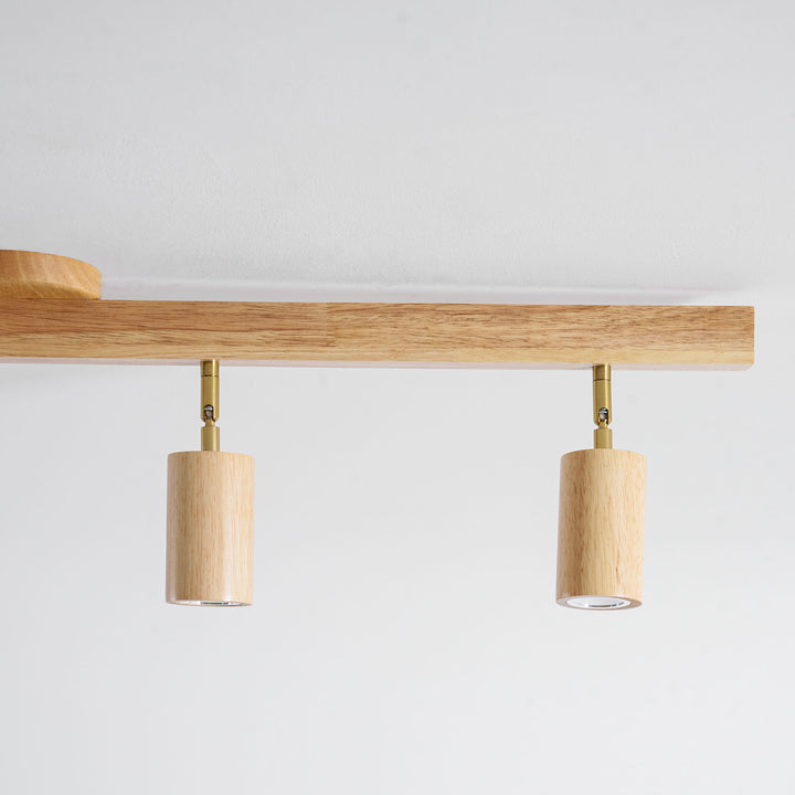 Natural Wood Beam Spotlight Light - Vakkerlight
