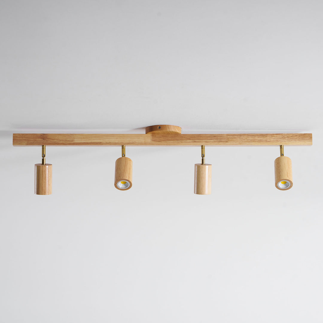 Natural Wood Beam Spotlight Light - Vakkerlight