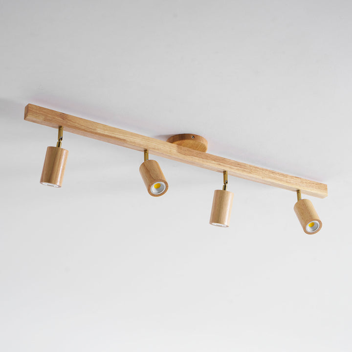 Natural Wood Beam Spotlight Light - Vakkerlight