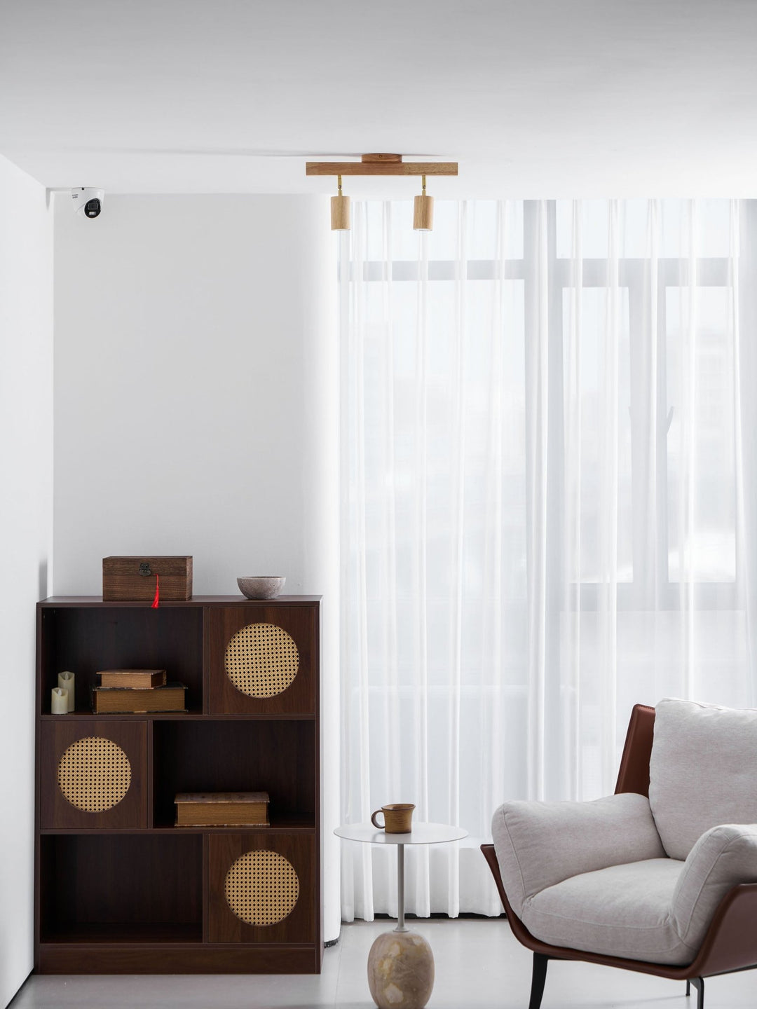 Natural Wood Beam Spotlight Light - Vakkerlight