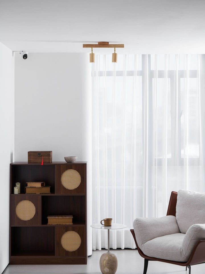 Natural Wood Beam Spotlight Light - Vakkerlight