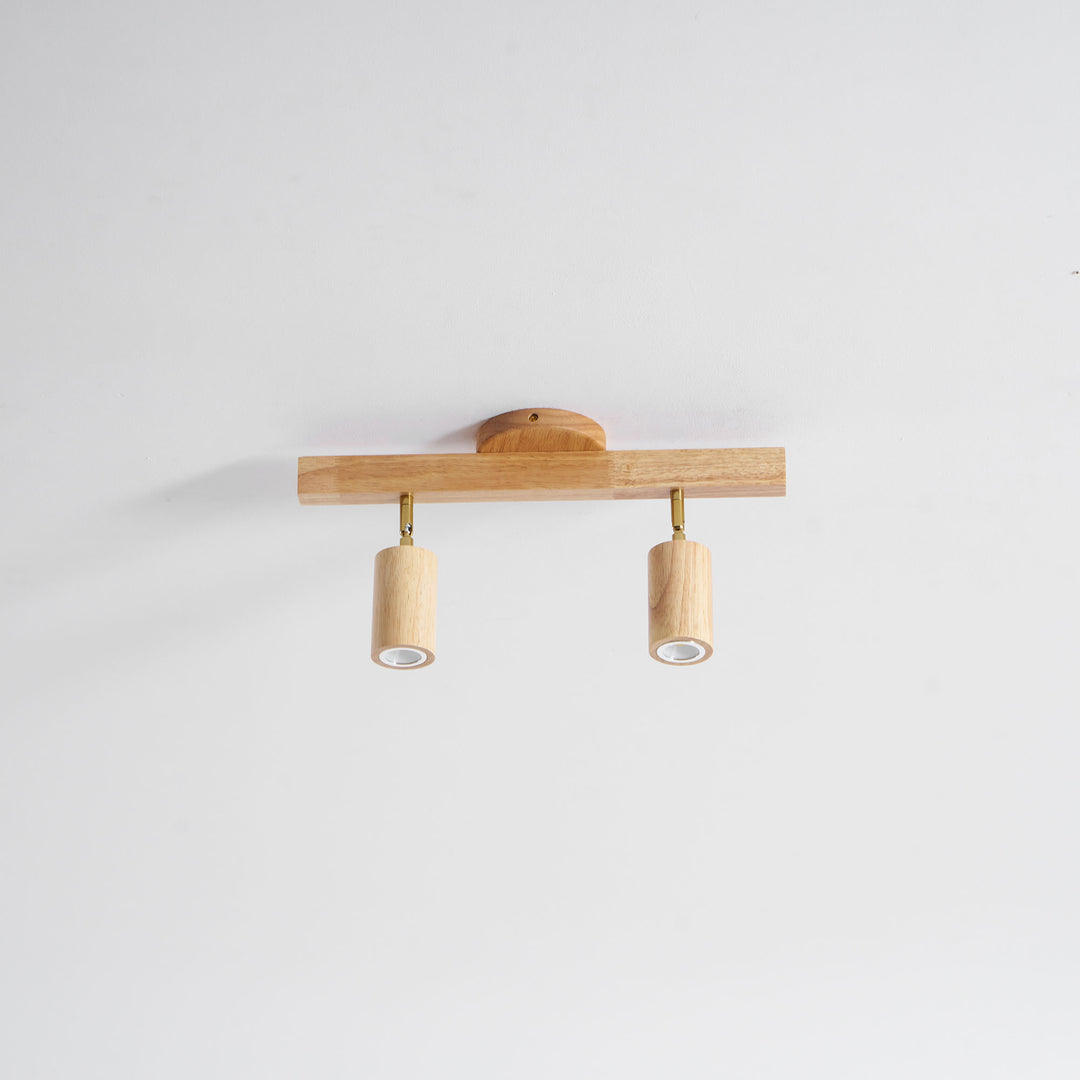 Natural Wood Beam Spotlight Light - Vakkerlight