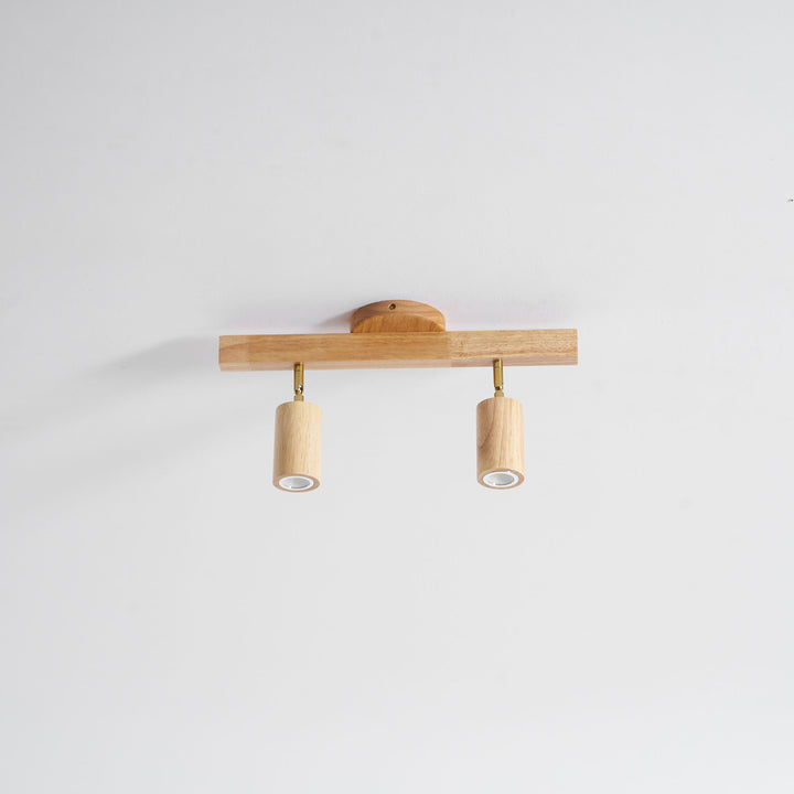 Natural Wood Beam Spotlight Light - Vakkerlight