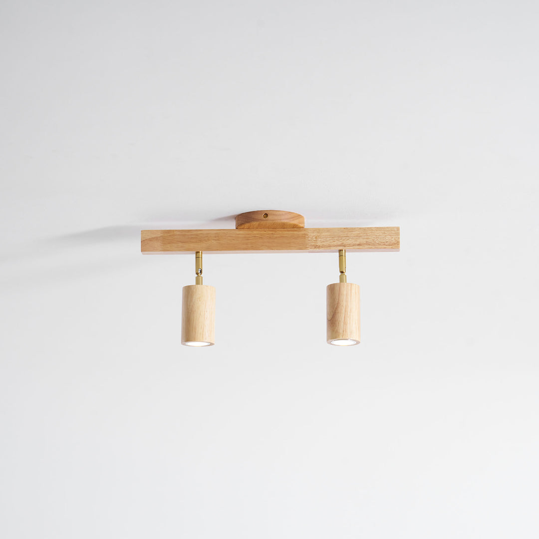 Natural Wood Beam Spotlight Light - Vakkerlight