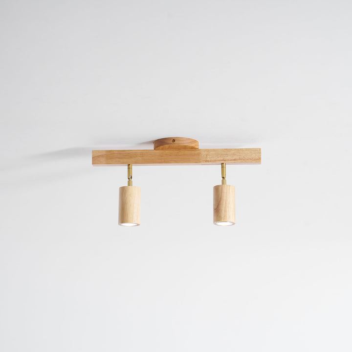 Natural Wood Beam Spotlight Light - Vakkerlight