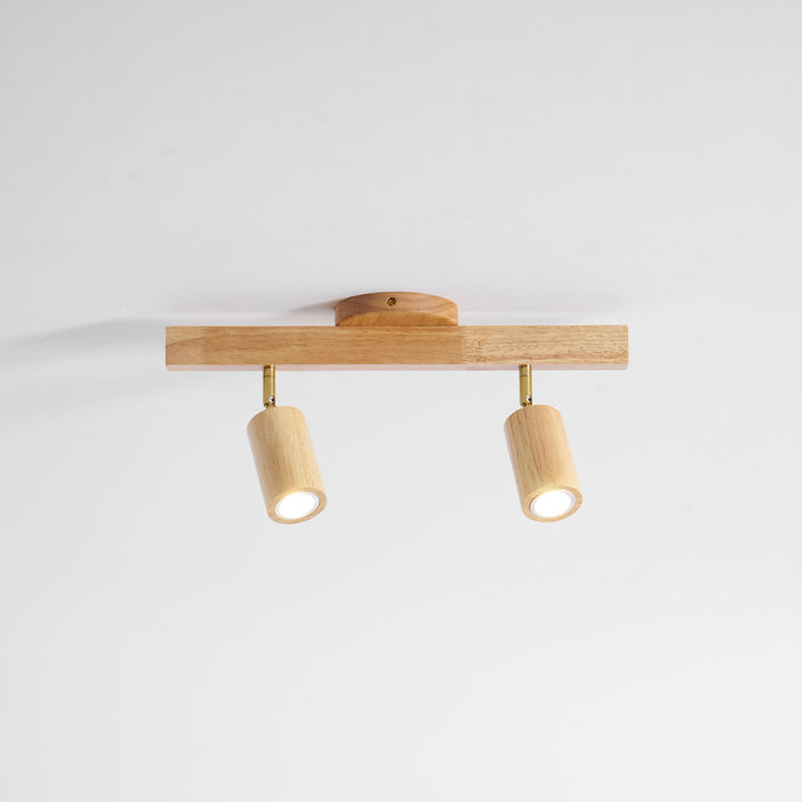 Natural Wood Beam Spotlight Light - Vakkerlight
