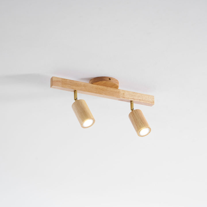 Natural Wood Beam Spotlight Light - Vakkerlight