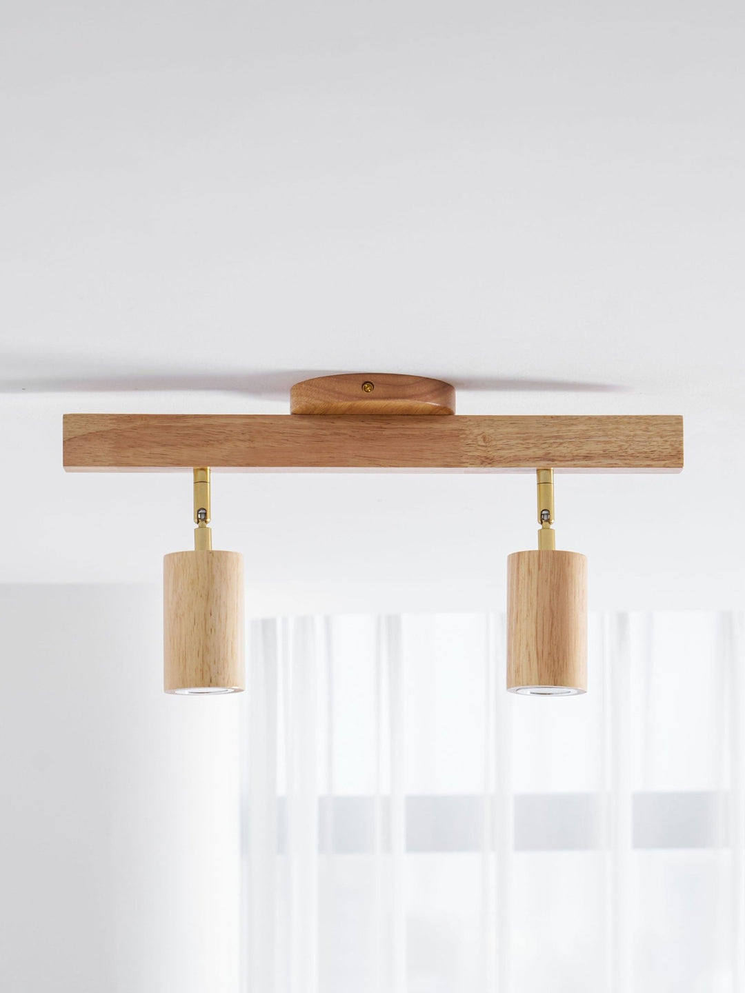 Natural Wood Beam Spotlight Light - Vakkerlight
