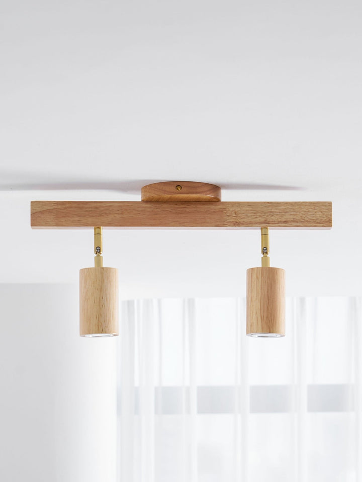 Natural Wood Beam Spotlight Light - Vakkerlight
