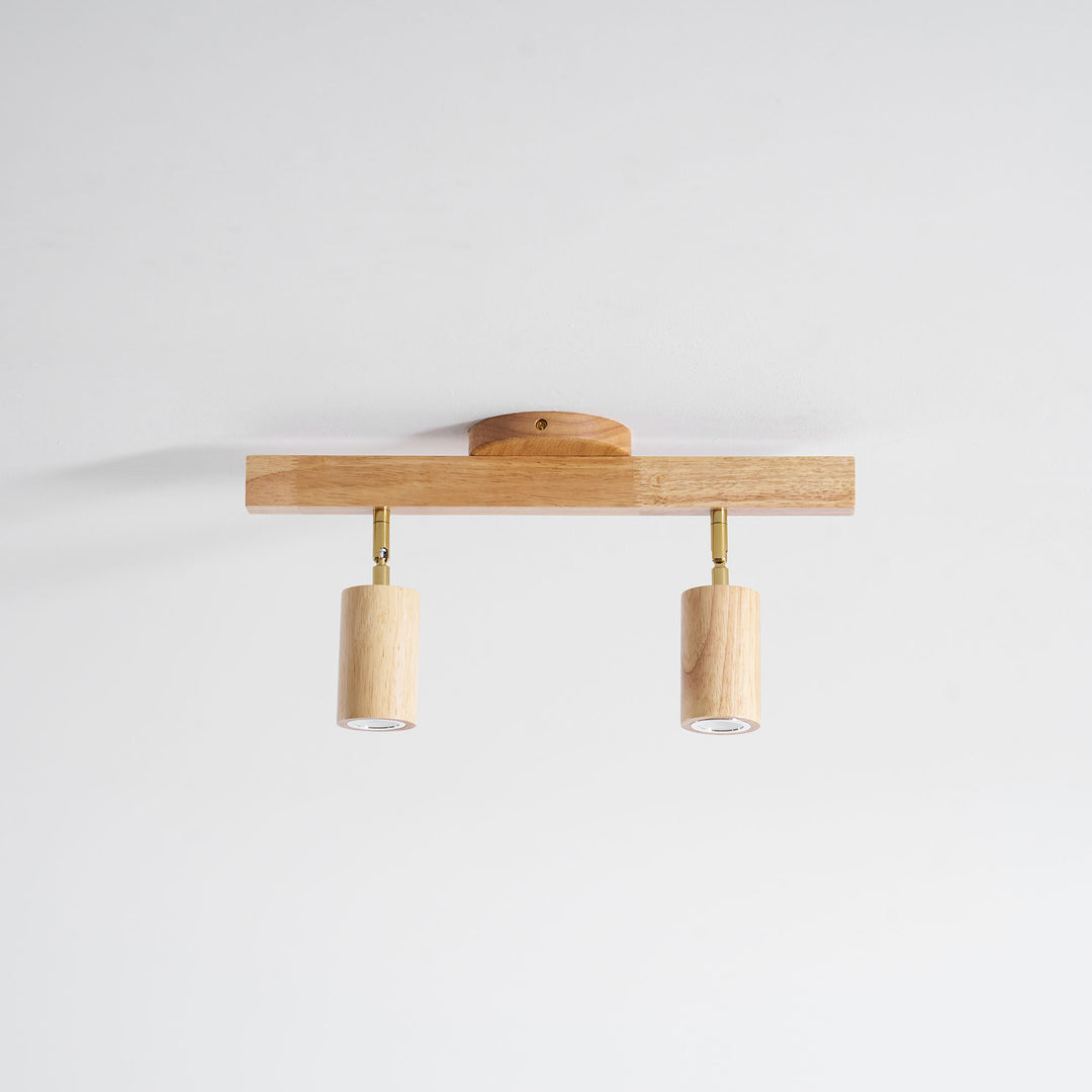 Natural Wood Beam Spotlight Light - Vakkerlight