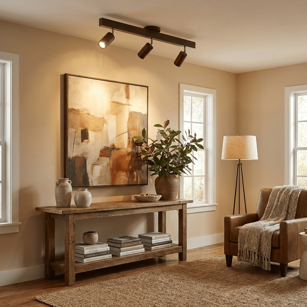 Natural Wood Beam Spotlight Light - Vakkerlight