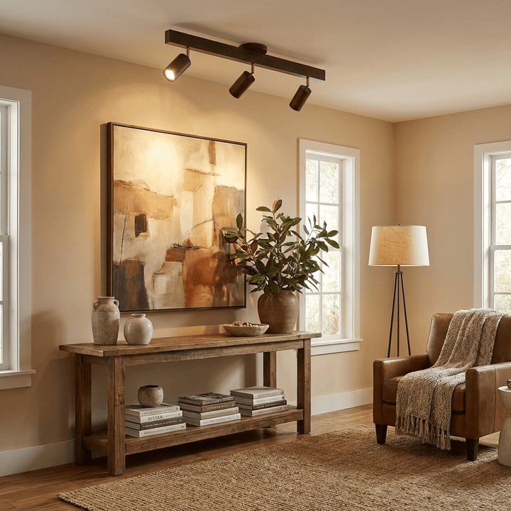 Natural Wood Beam Spotlight Light - Vakkerlight