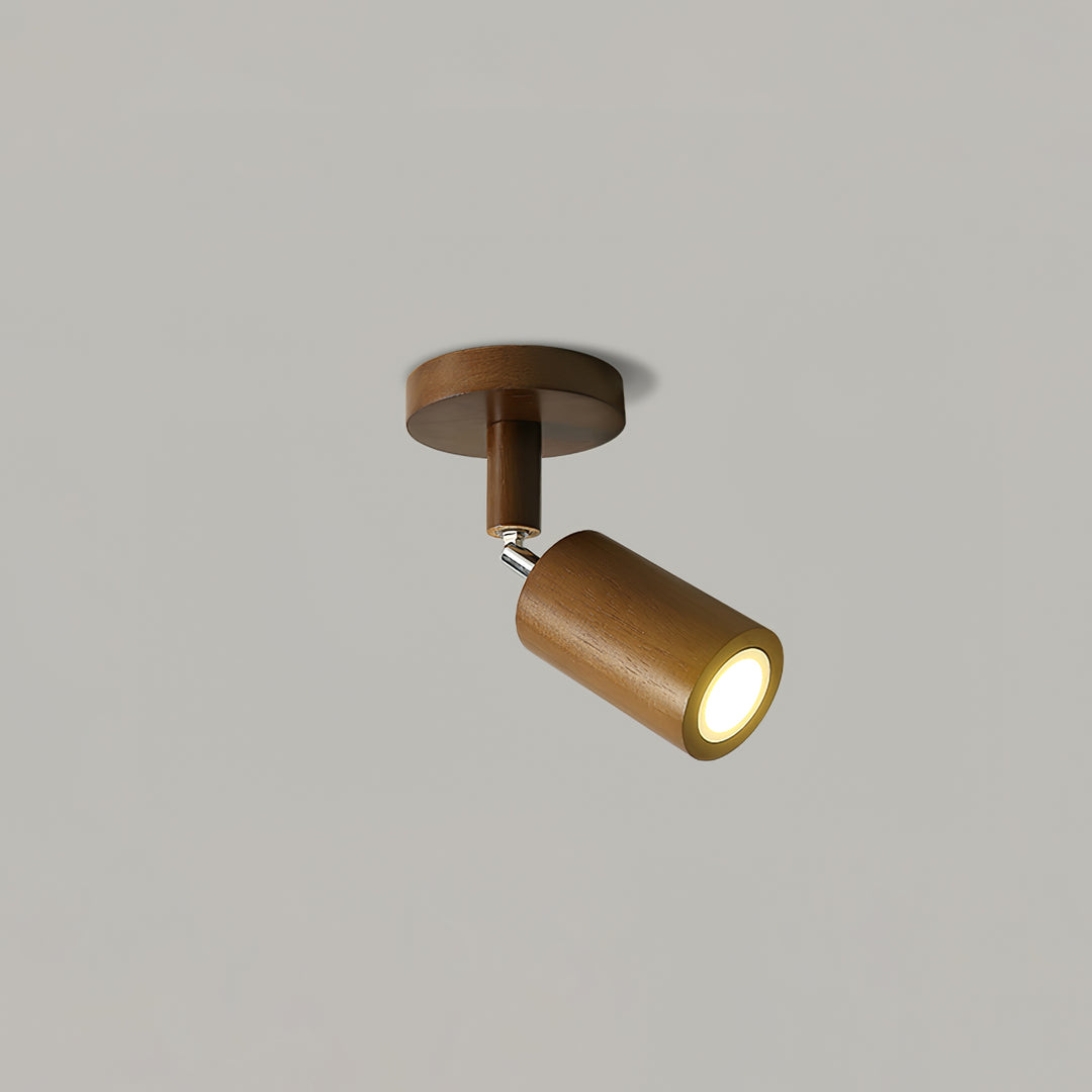 Natural Wood Beam Spotlight Light - Vakkerlight