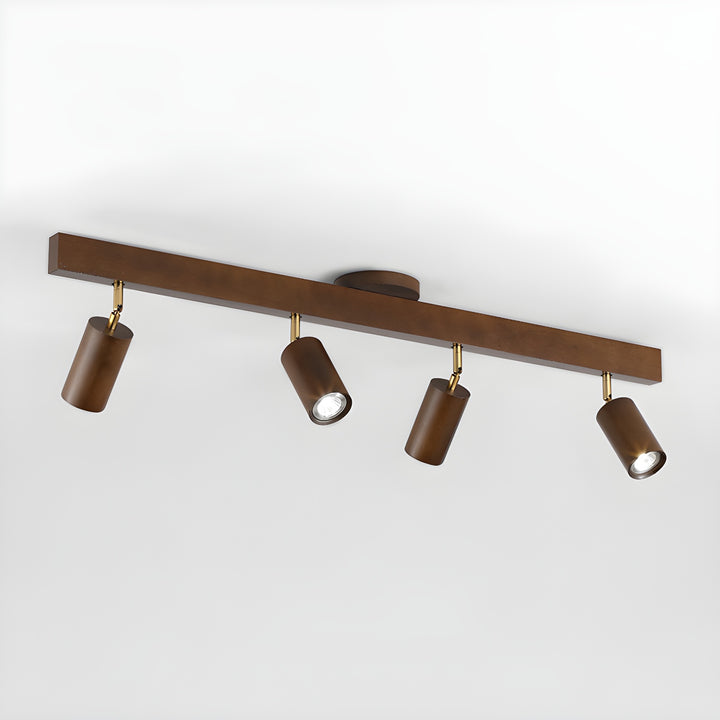 Natural Wood Beam Spotlight Light - Vakkerlight