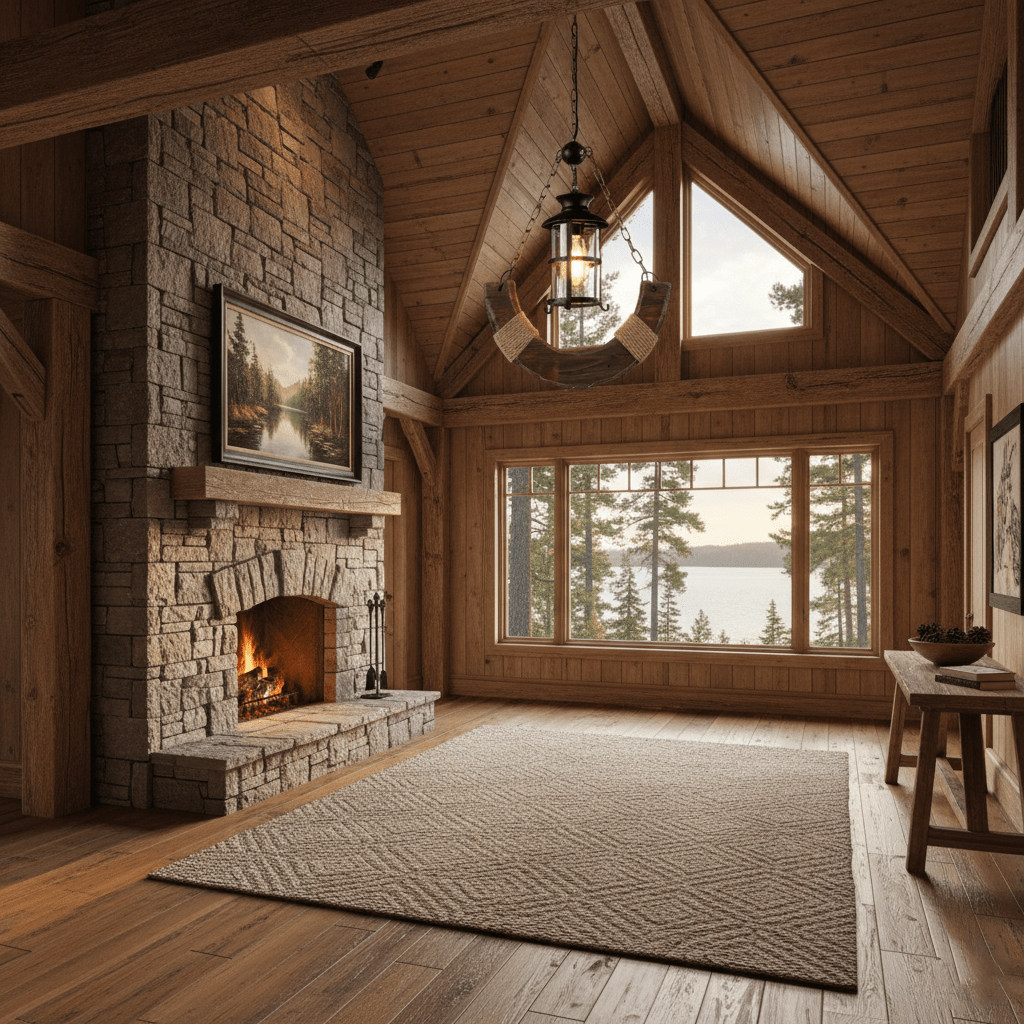 Nautical Industrial Style Wooden Chandelier - Vakkerlight