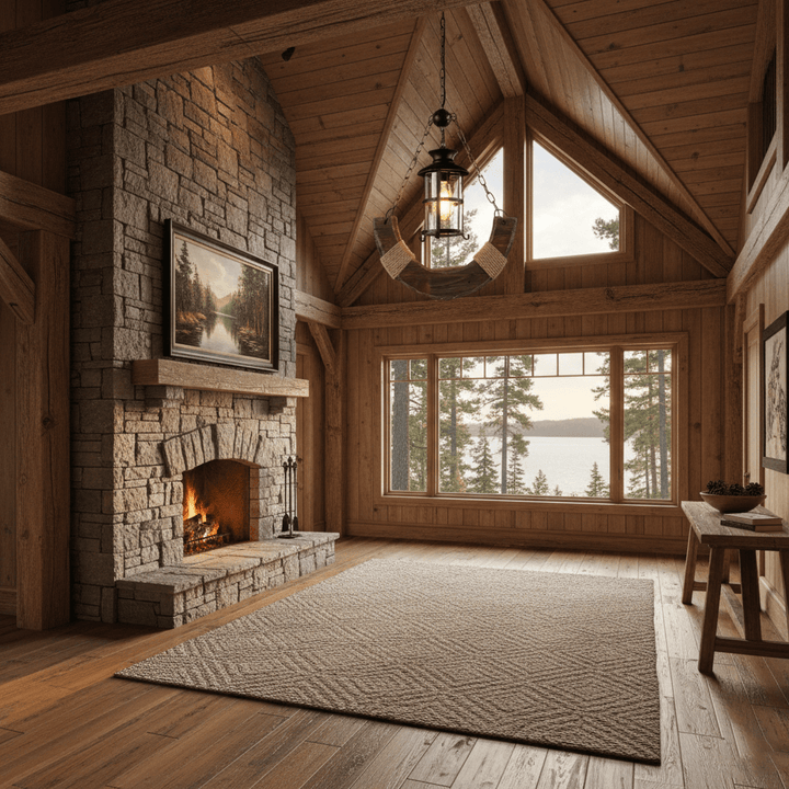 Nautical Industrial Style Wooden Chandelier - Vakkerlight