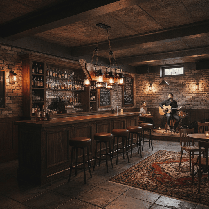 Nautical Industrial Style Wooden Chandelier - Vakkerlight