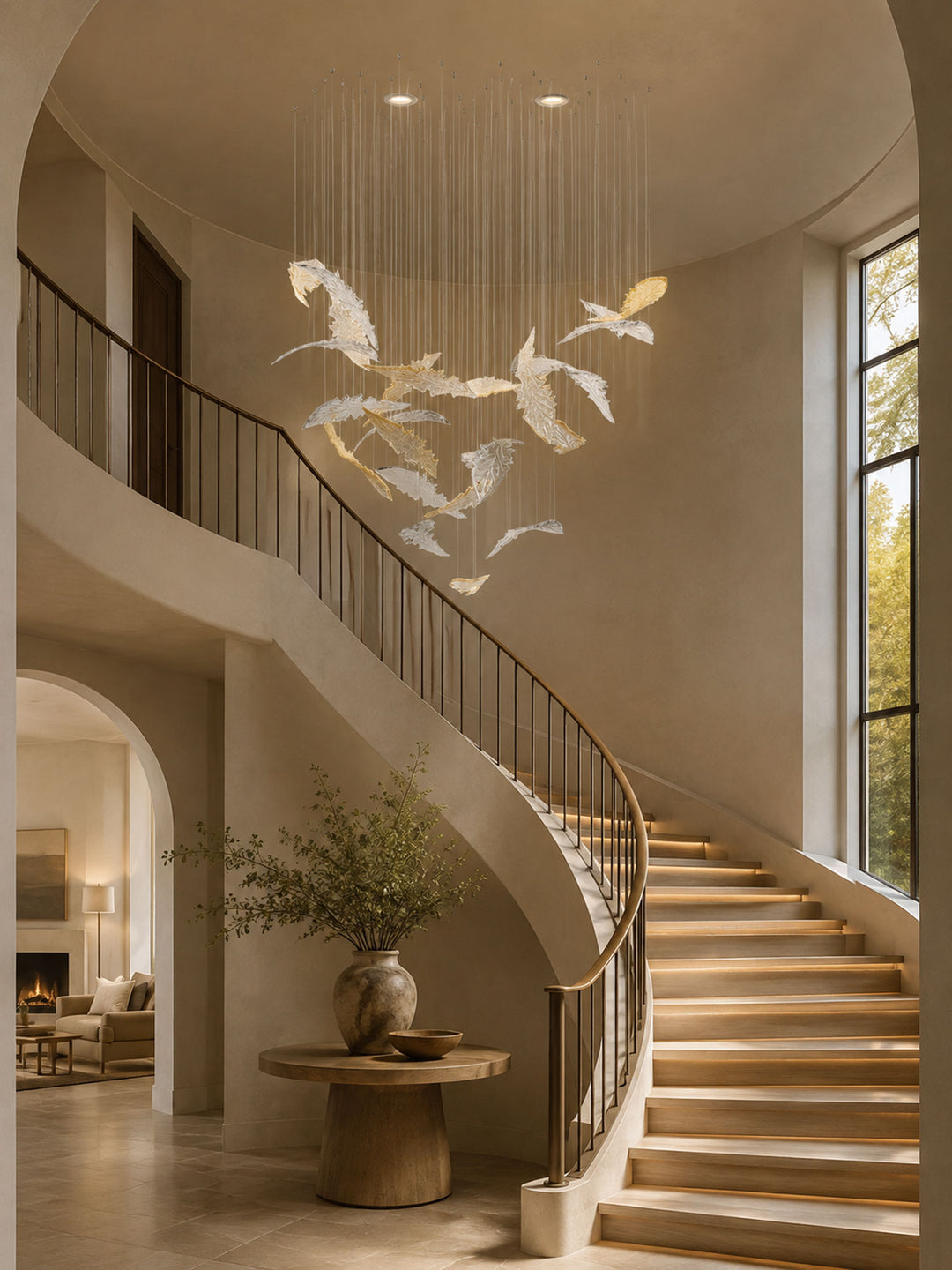 Nectar Leaves Chandelier