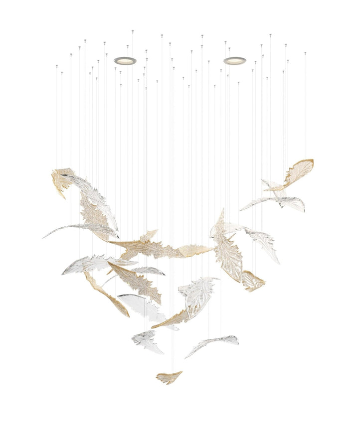 Nectar Leaves Chandelier - Vakkerlight