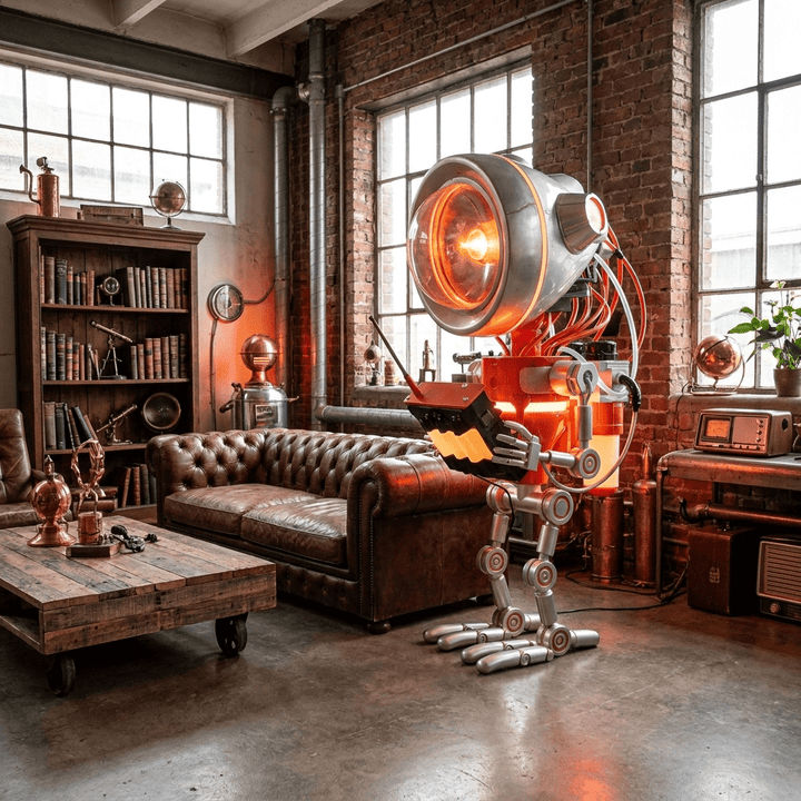Neo Scout Robot Sculpture - Vakkerlight